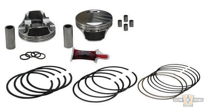 Big Bore 106" Piston Set with piston Rings 10:1 Std. 1740 For Harley-Davidson