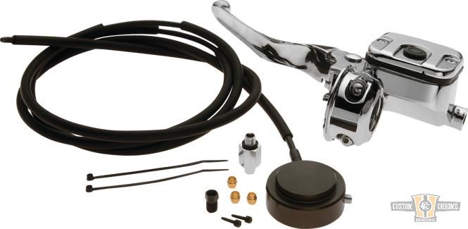 Hydraulic Clutch Conversion Kit Chrome For Harley-Davidson