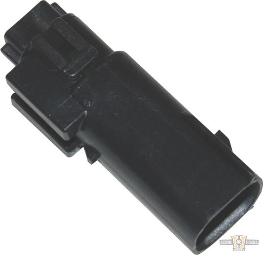 4-Position Molex MX-150 Series Male Connector Black For Harley-Davidson