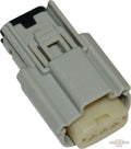 3-Position Molex MX-150 Series Male Connector Gray For Harley-Davidson