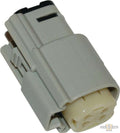 4-Position Molex MX-150 Series Male Connector Gray For Harley-Davidson