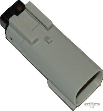 4-Position Molex MX-150 Series Male Connector Gray For Harley-Davidson
