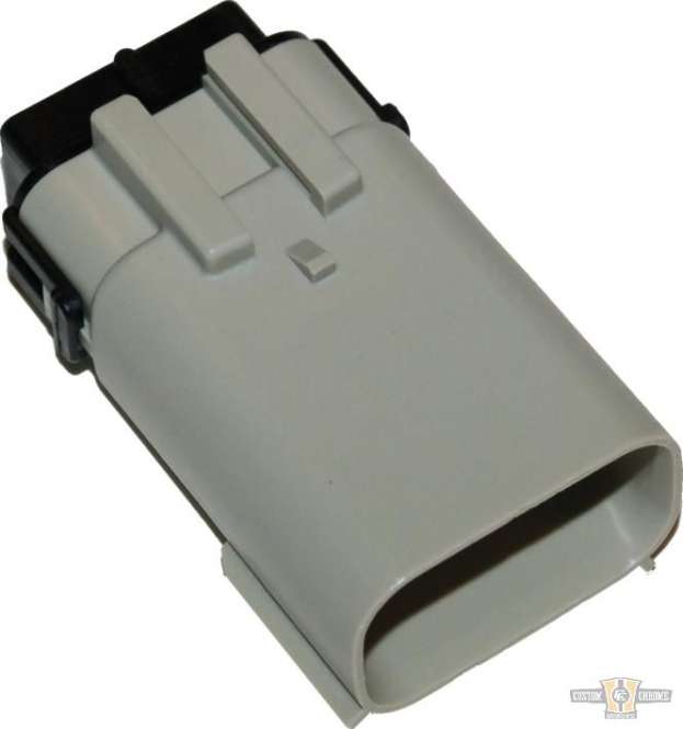 12-Position Molex MX-150 Series Male Connector Gray For Harley-Davidson