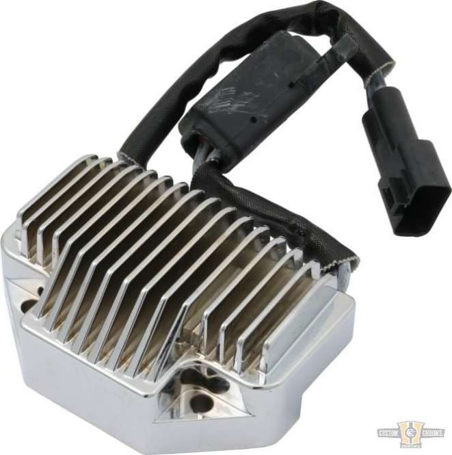 Voltage Regulator Chrome For Harley-Davidson