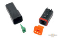 6 Wire Female Connector Housing Black For Harley-Davidson