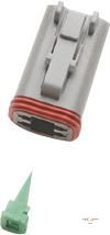 4 Wire Male Connector Housing Gray For Harley-Davidson