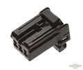 3-Wire Plug AMP Multilock Connector Housing Black For Harley-Davidson