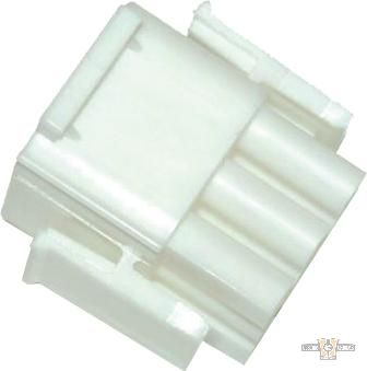9-Wire Plug AMP Mate-N-Lock Connector Housing White For Harley-Davidson