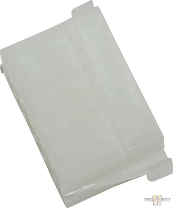 AMP 12-Position Female Mate-n-Lock OEM Style Connector Housing White For Harley-Davidson