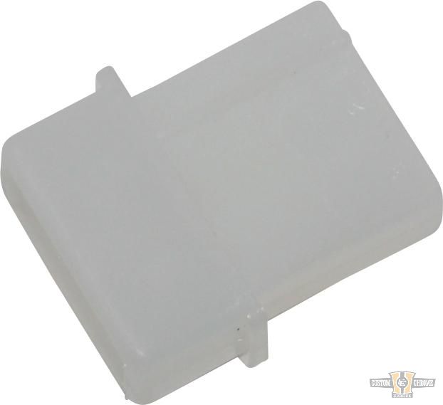 AMP 3-Position Male Mate-n-Lock OEM Style Connector Housing White For Harley-Davidson