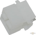 AMP 6-Position Male Mate-n-Lock OEM Style Connector Housing White For Harley-Davidson