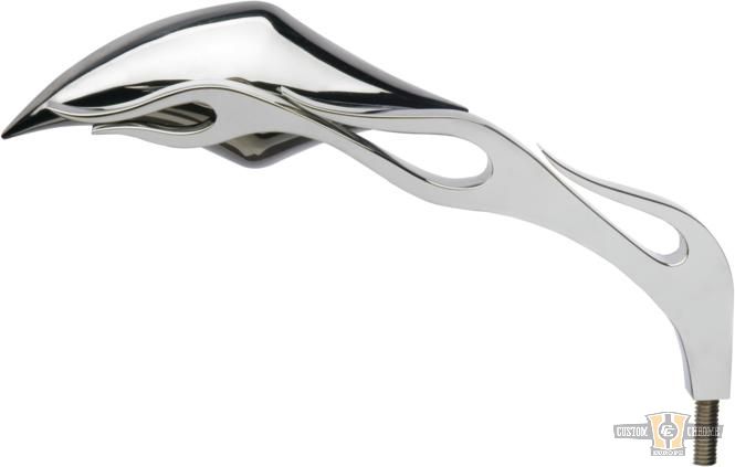 Flame Mirror Chrome For Harley-Davidson