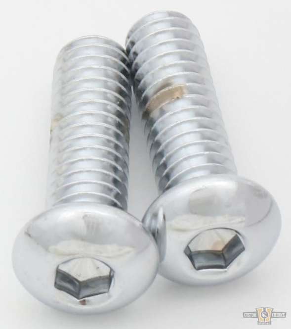 Buttonhead Allen Socket Bolt Pack Chrome Allen head For Harley-Davidson