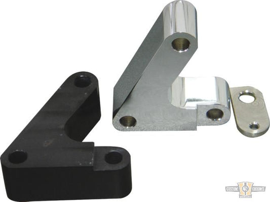 Forward Control Spacer Bracket Chrome For Harley-Davidson