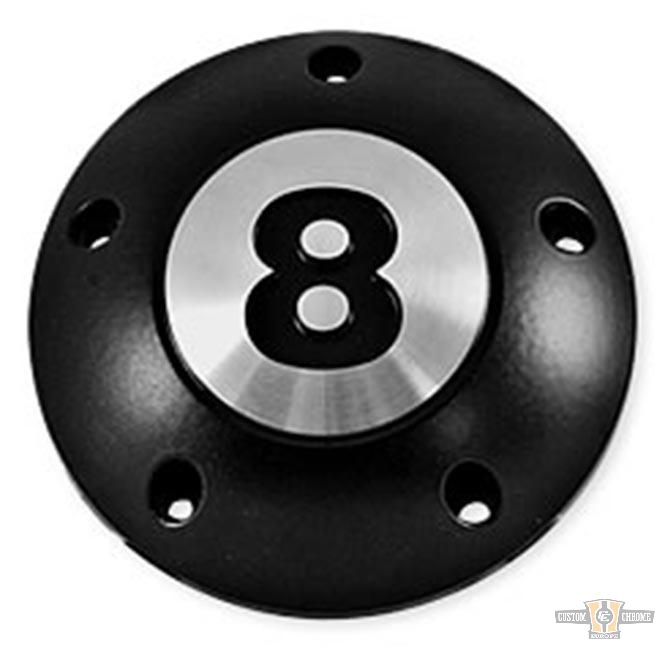 8-Ball Point Cover Black Satin For Harley-Davidson