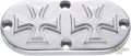 Cross Inpsection Cover Aluminium Polished For Harley-Davidson