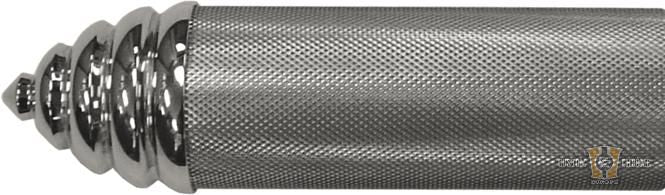 Style D Grip Ends Caps Chrome 1" For Harley-Davidson
