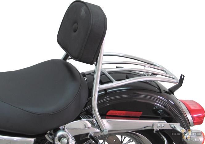 Sissy Bar Rack Chrome For Harley-Davidson