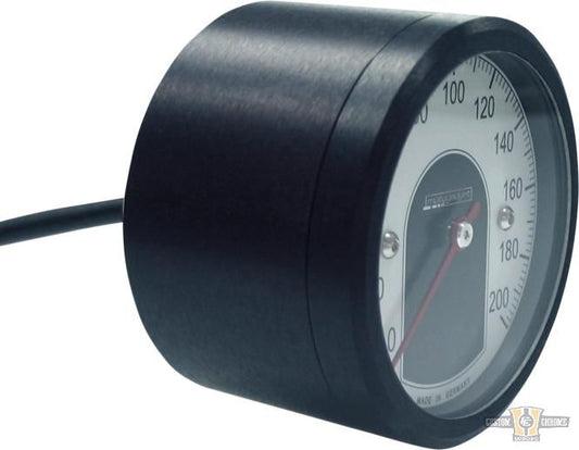 motoscope tiny Speedometer Black 49.0 mm For Harley-Davidson