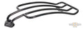 6" Solo Luggage Rack Black For Harley-Davidson