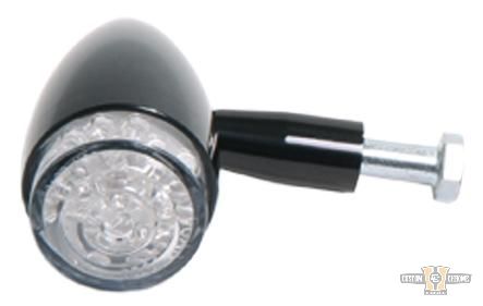 Bullet LED Foglight Black LED For Harley-Davidson