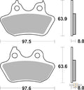 Sinter Street Replacement Brake Pads For Harley-Davidson