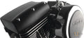 Sculpted Rocker Box Cover Black Powder Coated For Harley-Davidson