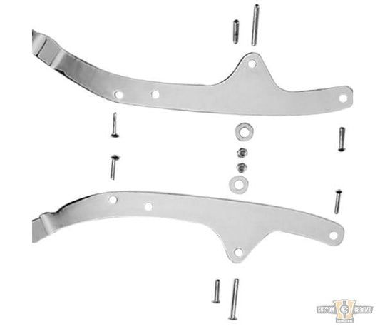 Pack Rack Mounting Bracket Chrome For Harley-Davidson