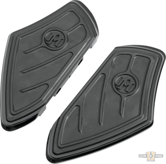 Contour Passenger Floorboards Black For Harley-Davidson