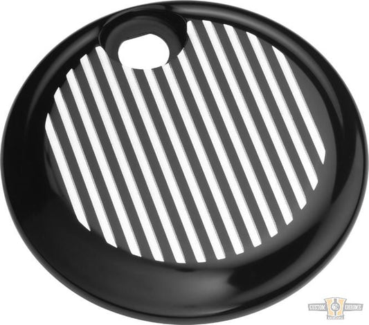 Smooth Touring Fuel Door Cover Black For Harley-Davidson