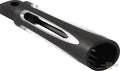 Deep Cut Footpeg Black, Anodized For Harley-Davidson