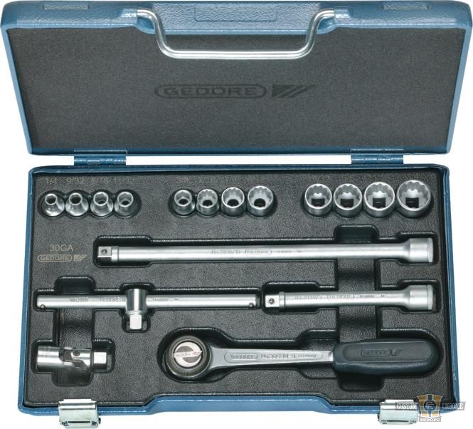 3/8" Drive Socket Set For Harley-Davidson