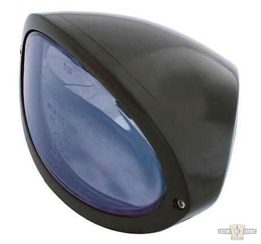 Iowa Headlight Black H4 For Harley-Davidson