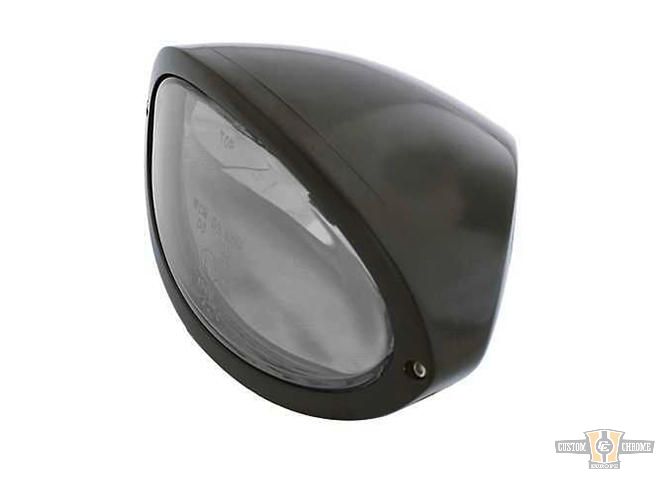 Iowa Headlight Black H4 For Harley-Davidson