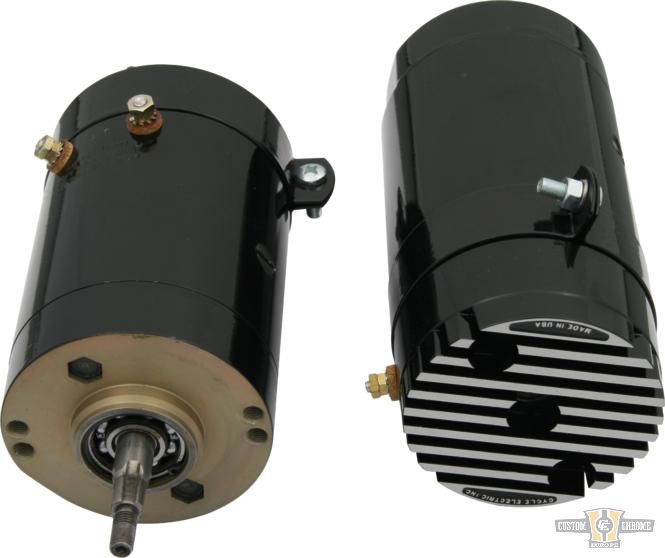 with Regulator 12V Generator Black For Harley-Davidson