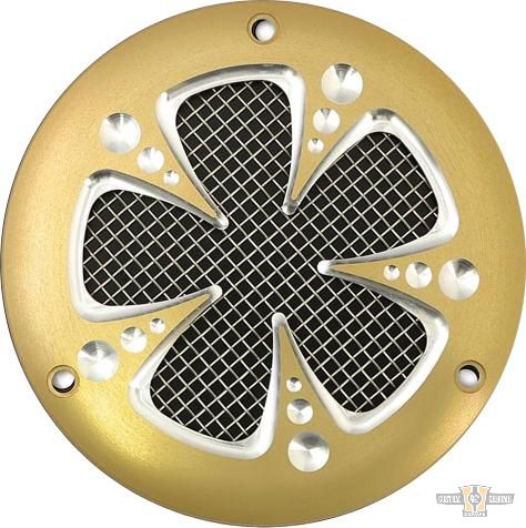 Mesh Point Cover Gold For Harley-Davidson