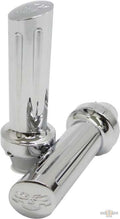 Thriller Grips Chrome 1" Cable operated For Harley-Davidson