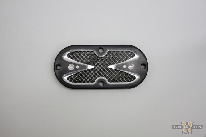 Mesh Inspection Cover Black For Harley-Davidson