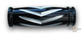 V-Style Grips Black 1" Cable operated For Harley-Davidson