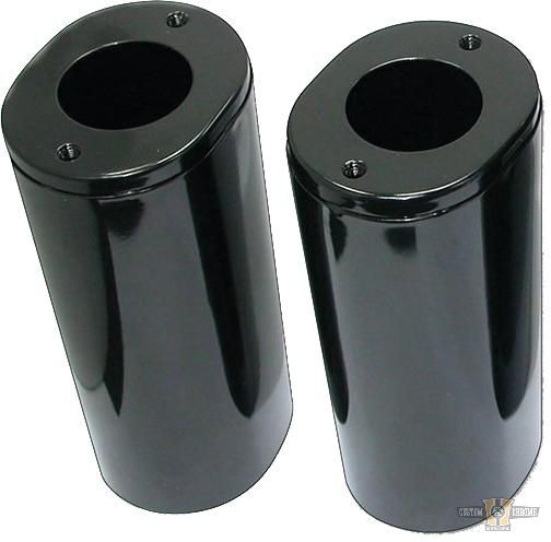 Fork Slider Cover Black Gloss For Harley-Davidson