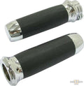 Panorama Grips Chrome 1" Cable operated For Harley-Davidson