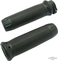 Panorama Grips Black 1" Satin Cable operated For Harley-Davidson