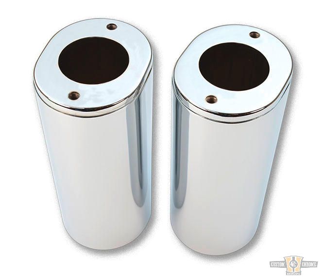 Fork Slider Cover Chrome For Harley-Davidson