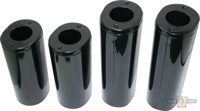 Fork Slider Cover Black Gloss For Harley-Davidson