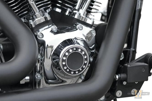 Drilled Point Cover Bi-Color Anodized For Harley-Davidson