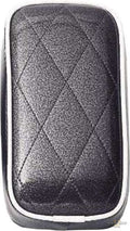 Diamond Metal Flake Pillion Pad Black Metalflake Vinyl For Harley-Davidson