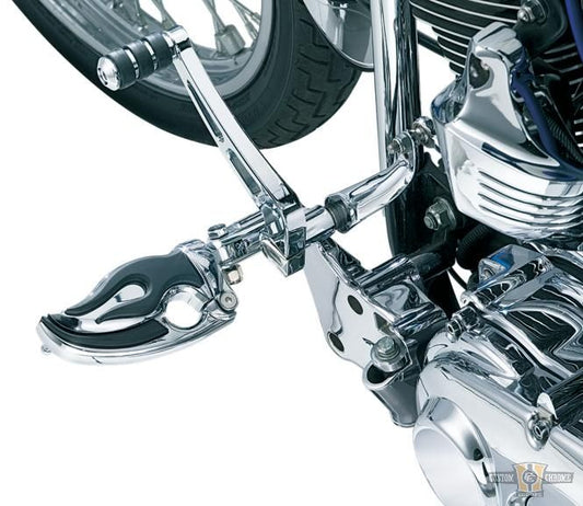 Flamin Switchblade Pegs Chrome For Harley-Davidson