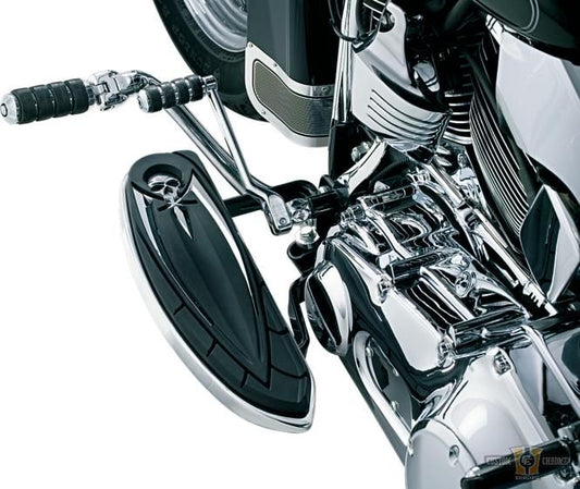 Zombie Floorboard Cover Chrome For Harley-Davidson