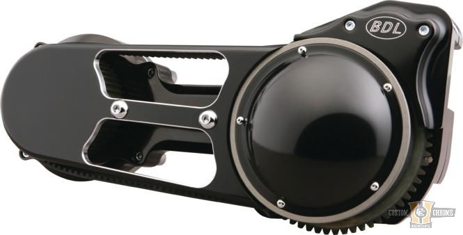 BDL 2 Inch Open Belt Drive Black Anodized For Harley-Davidson