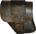 Solo Wide Strap Swingarm Bag Rustic Brown Right For Harley-Davidson